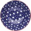 KitchenCraft Glazed Stoneware Bowl Blue Floral 15.5x7.5cm