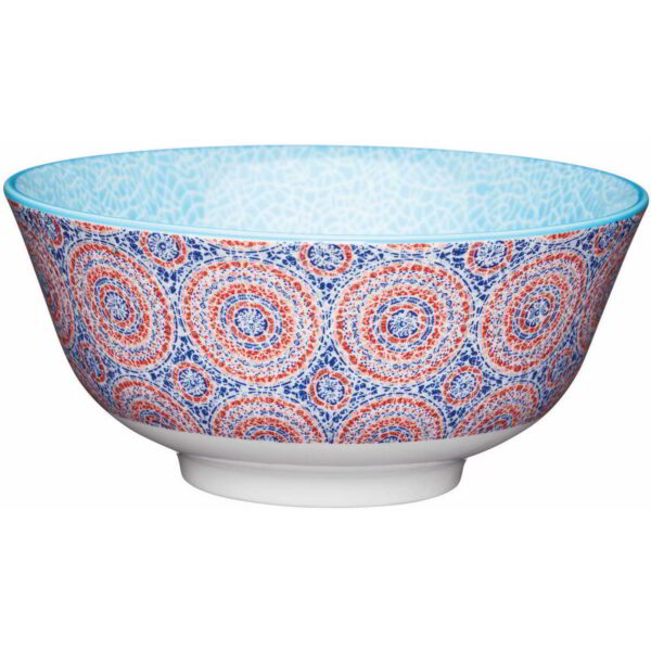 KitchenCraft Glazed Stoneware Bowl Mosaic 15.5x7.5cm