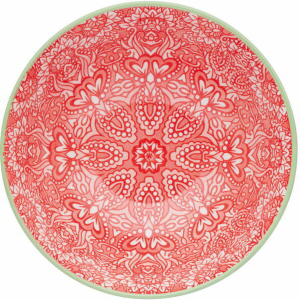 Kauss keraamika glasuuritud 15.5x7.5cm 'red damask' KitchenCraft