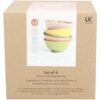 Kauss keraamika glasuuritud 15,5x7,5cm 4tk 'brights' KitchenCraft