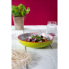 Mikasa Glazed Stoneware Coupe Bowl Geometric Line 21x5cm