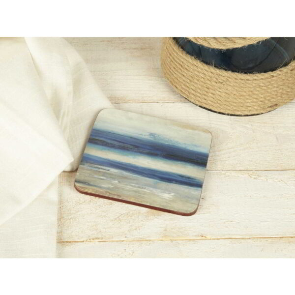 Creative Tops Blue Abstract Pack Of 6 Premium Coasters 10.5cm