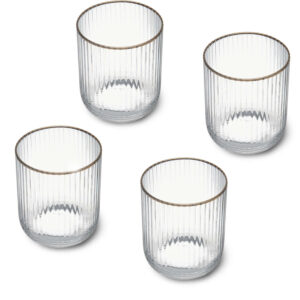 Mikasa Sorrento 4pc Stemless Glasses 400ml