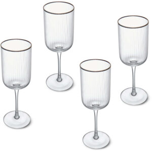 Mikasa Sorrento 4pc White Wine Glasses 400ml