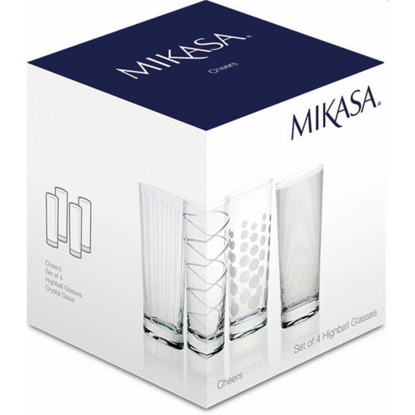 Klaasid 550ml 4tk 'higball' Mikasa