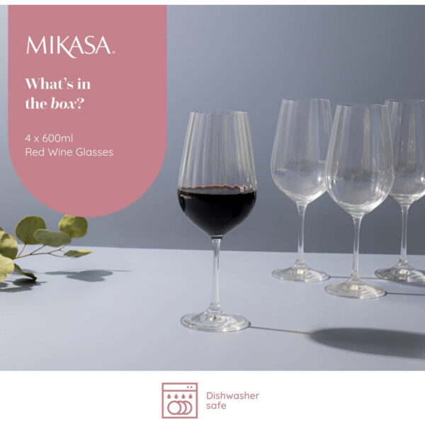 Klaasid 600ml 4tk 'treviso red wine' Mikasa
