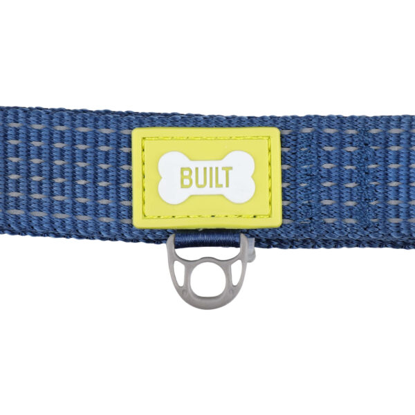 BUILT Pet NightSafe Dog Collar Large Blue