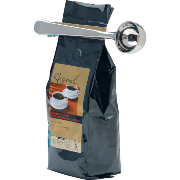 La Cafetière Stainless Steel Coffee Measure and Bag Clip