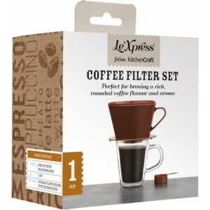 KitchenCraft Le'Xpress Coffee Filter and Measuring Spoon Set