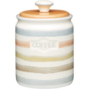 KitchenCraft Classic Collection Coffee Ceramic Storage Jar 800ml (10x17cm)