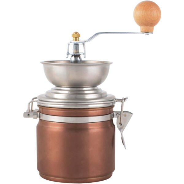 La Cafetière Stainless Steel Coffee Grinder Copper Finish