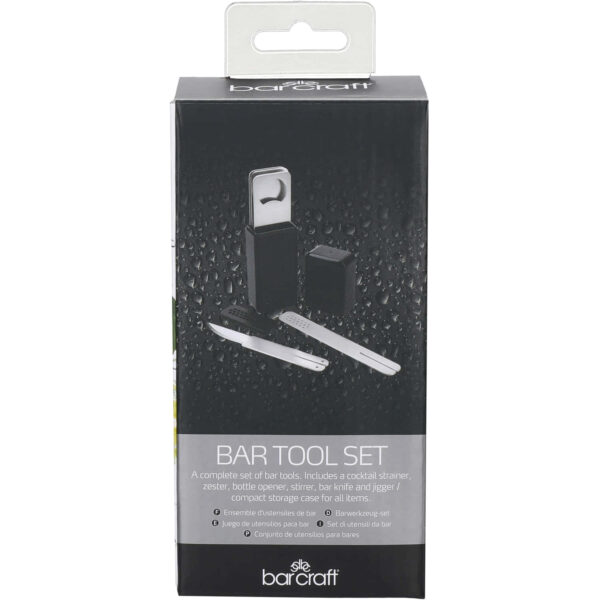 BarCraft Stainless Steel Compact Bar Tool Set