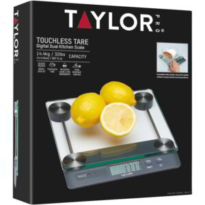 Köögikaal kuni 14.4kg 24.5x24cm 'touchless tare dual pro' Taylor