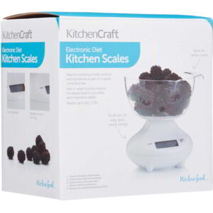 KitchenCraft Digital Add n Weigh Scales 1kg (3.5lbs)