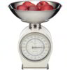 KitchenCraft Living Nostalgia 4Kg Mechanical Scales Cream