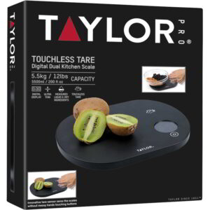 Taylor Pro Touchless Tare Digital Kitchen Scale 5.5kg