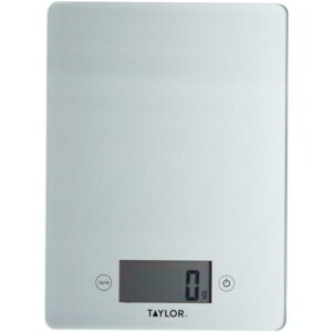 Taylor Pro Glass Digital Kitchen Scale 5kg Silver