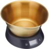MasterClass Digital Scale with Brass Finish Bowl 5kg