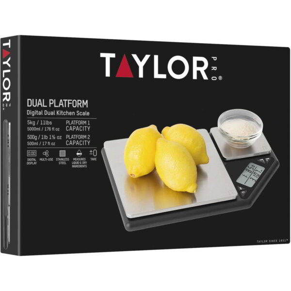 Köögikaal kuni 5kg 'dual platform digital pro' Taylor