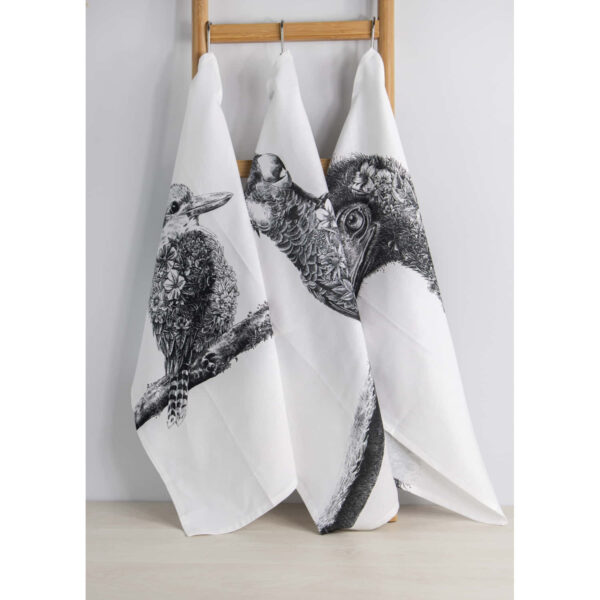 Maxwell & Williams Marini Ferlazzo Tea Towel Emu 50x70cm