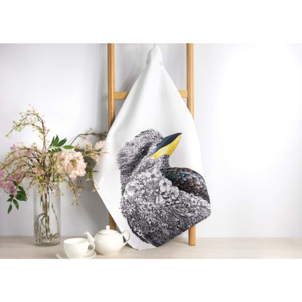 Maxwell & Williams Marini Ferlazzo Tea Towel Kookaburra with Colour 50x70cm