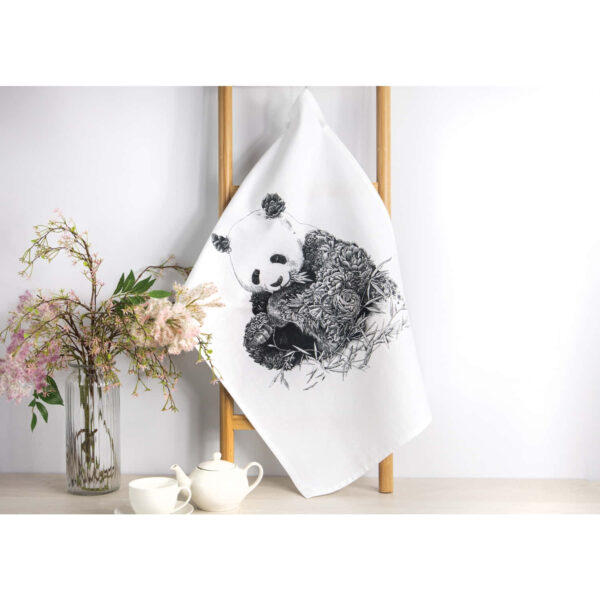 Maxwell & Williams Marini Ferlazzo Tea Towel Panda 50x70cm