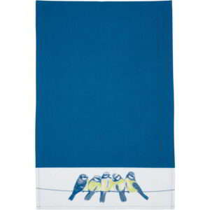 KitchenCraft Blue Birds Tea Towels Set of Two 70x47cmed