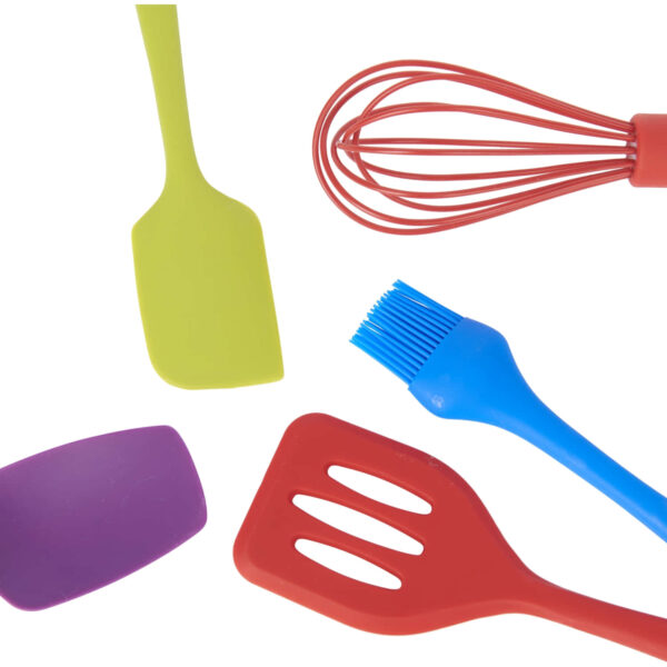 Colourworks Brights Silicone Five Piece Mini Kitchen Tool Kit