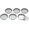 Koogivorm non-stick 10cm Tarte Tatin madal 6tk lahtine põhi KitchenCraft