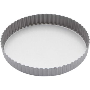 KitchenCraft Non-Stick Round Flan / Quiche Tin with Loose Base 24.5cm (9.5")