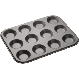 MasterClass Non-Stick Twelve Hole Shallow Baking Pan 32x24cm