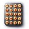 MasterClass Non-Stick Twenty Hole Mini Bites Tin 35x27cm