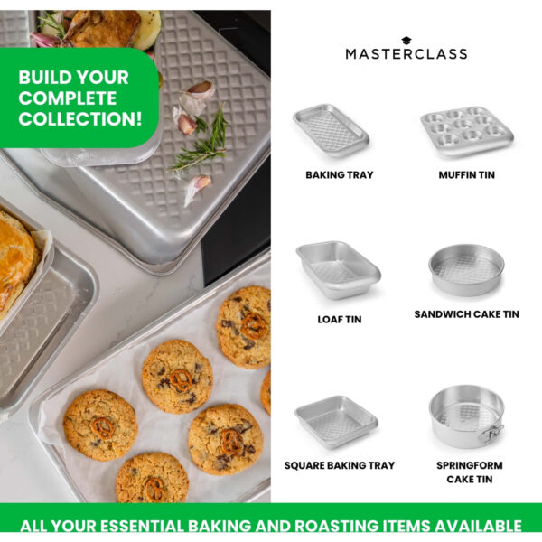 MasterClass Recycled Aluminium Round Sandwich Tin