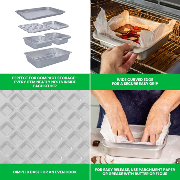 MasterClass Recycled Aluminium Square Baking  Cake Tin