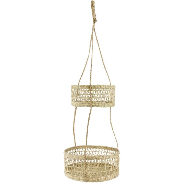 Natural Elements Seagrass Hanging Planter
