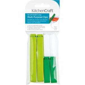 KitchenCraft Assorted Bag Clips Bag of Six