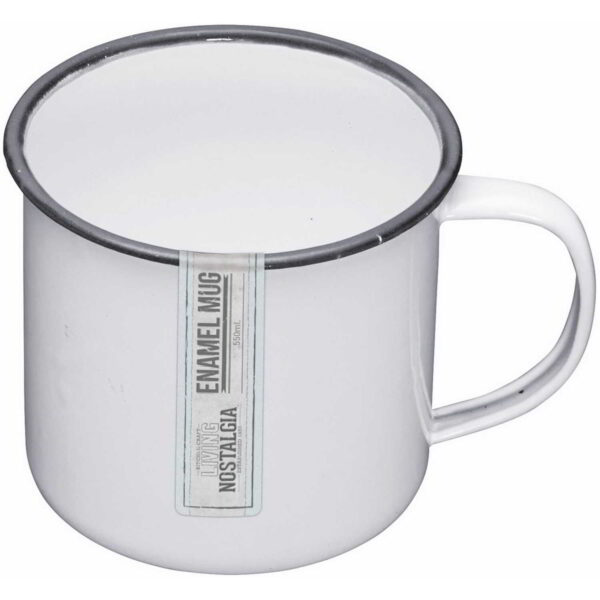 KitchenCraft Living Nostalgia Enamel Mug 9cm/550ml