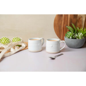 Mikasa Stoneware 2pc 380ml Cosy Mugs Heart