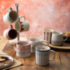 Mikasa Stoneware Mug Pink Glaze 390ml