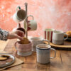 Mikasa Stoneware Mug Pink Glaze 390ml