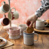 Mikasa Stoneware Mug Pink Glaze 390ml