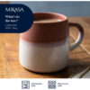 Mikasa Stoneware Mug Pink Glaze 390ml