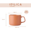 Kruus keraamika 400ml 4 tk Idilica KitchenCraft