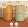 Kruus keraamika 400ml 4 tk Idilica KitchenCraft