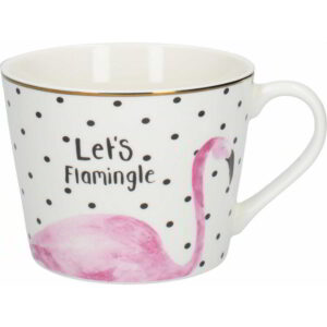 Ava & I Flamingo Squat Conical Mug 450ml
