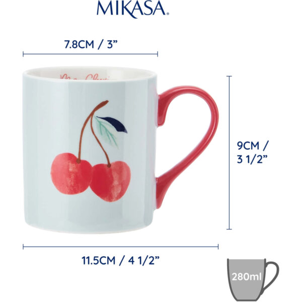 Kruus portselan 280ml 'cherry' Mikasa