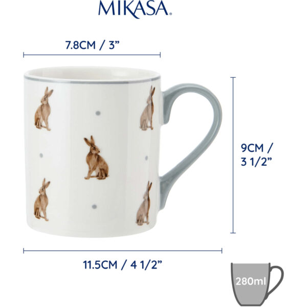 Kruus portselan 280ml 'hare' Mikasa