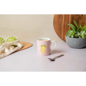 Mikasa Fine China 280ml Straight Sided Mug Lemon