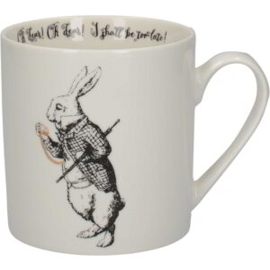 Kruus portselan 350ml 'white rabbit Alice in Wonderland' V&A