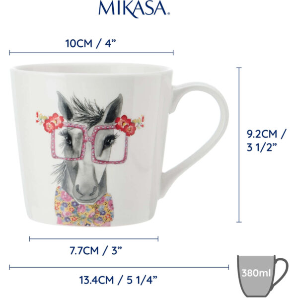 Kruus portselan 380ml 'tipperleyhill horse' Mikasa